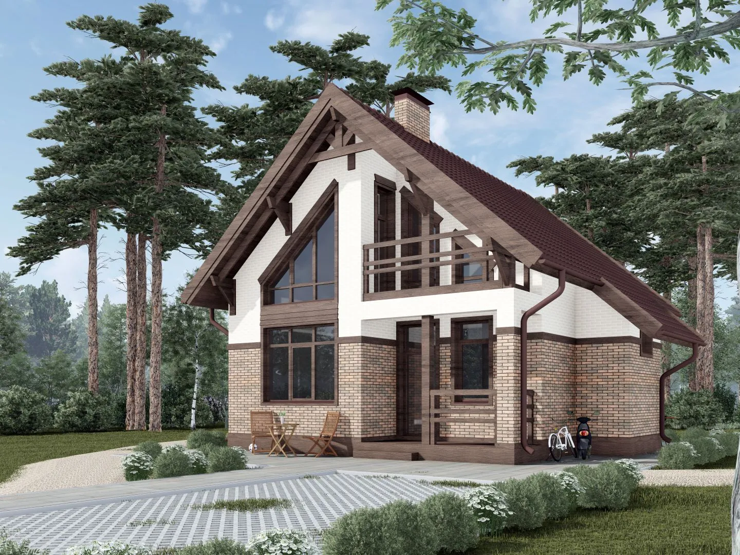 Двухэтажный дом 