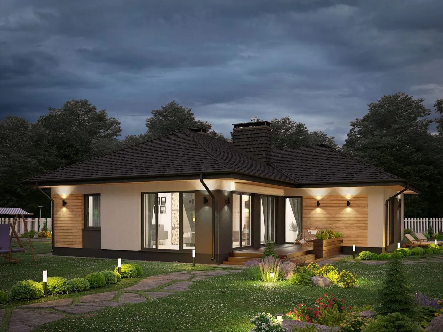 Дом по проекту Natur-A 120