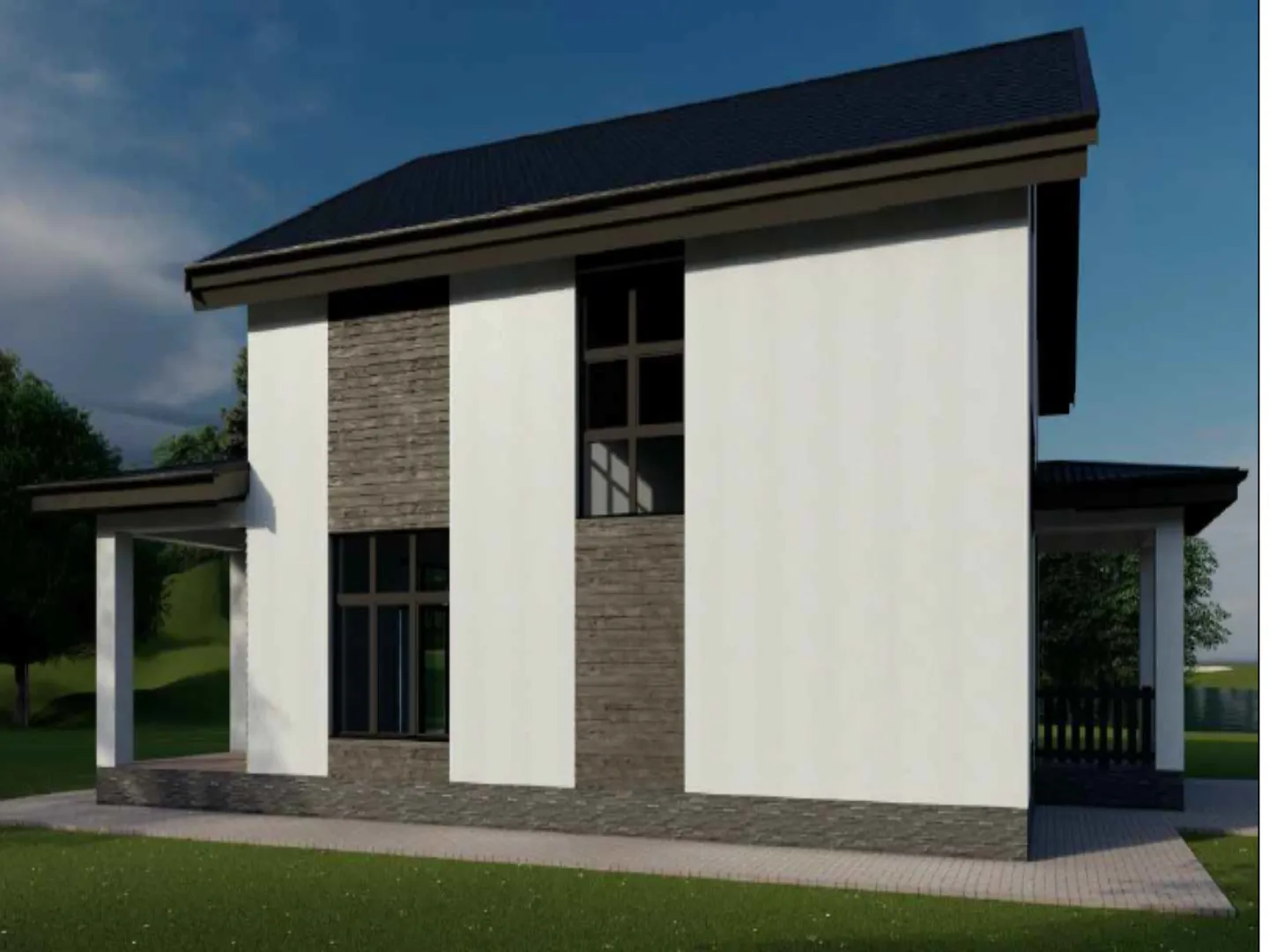 Индивидуальный жилой дом 093-22-АС