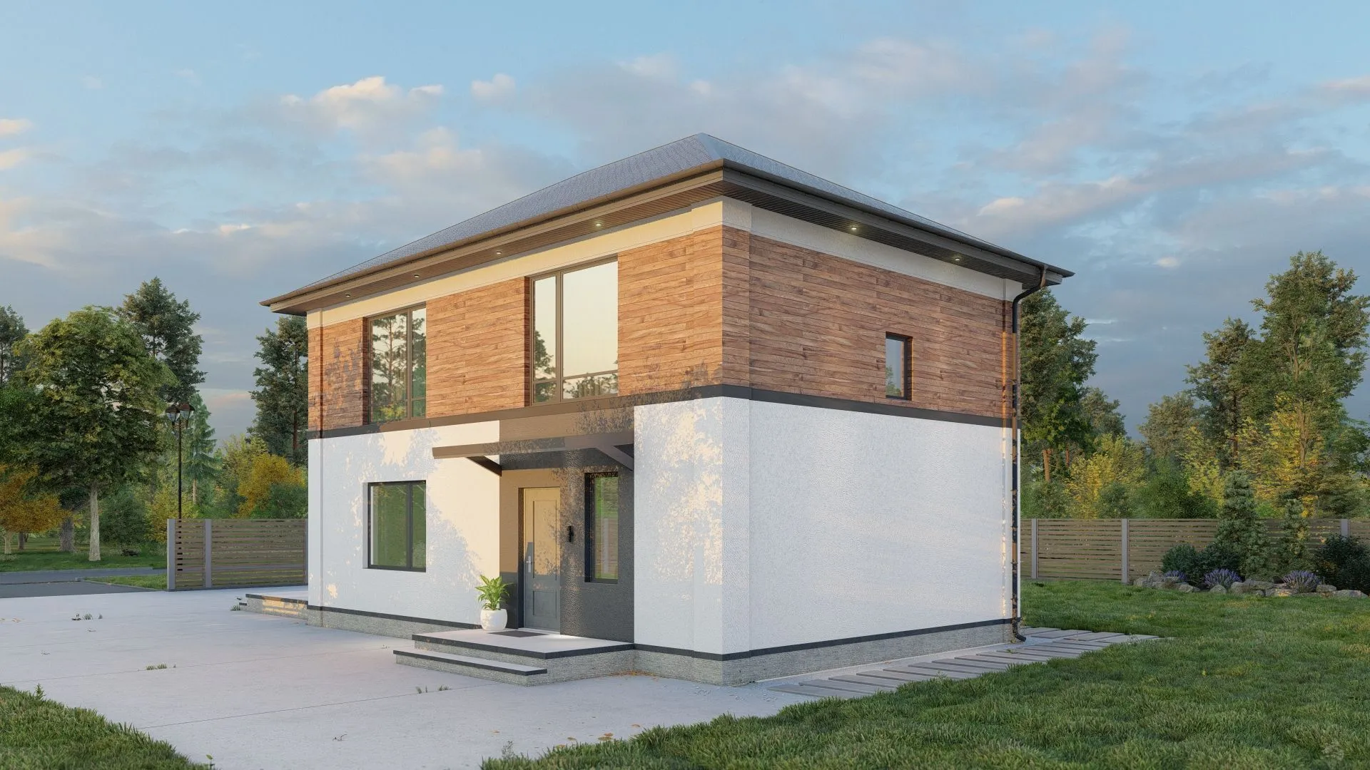 Классический дом 130м2