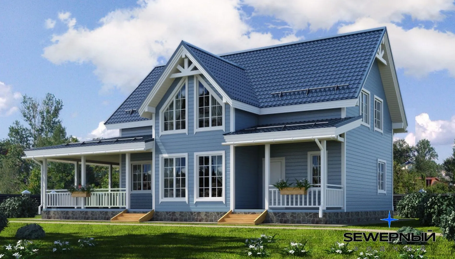 Загородный дом по проекту 