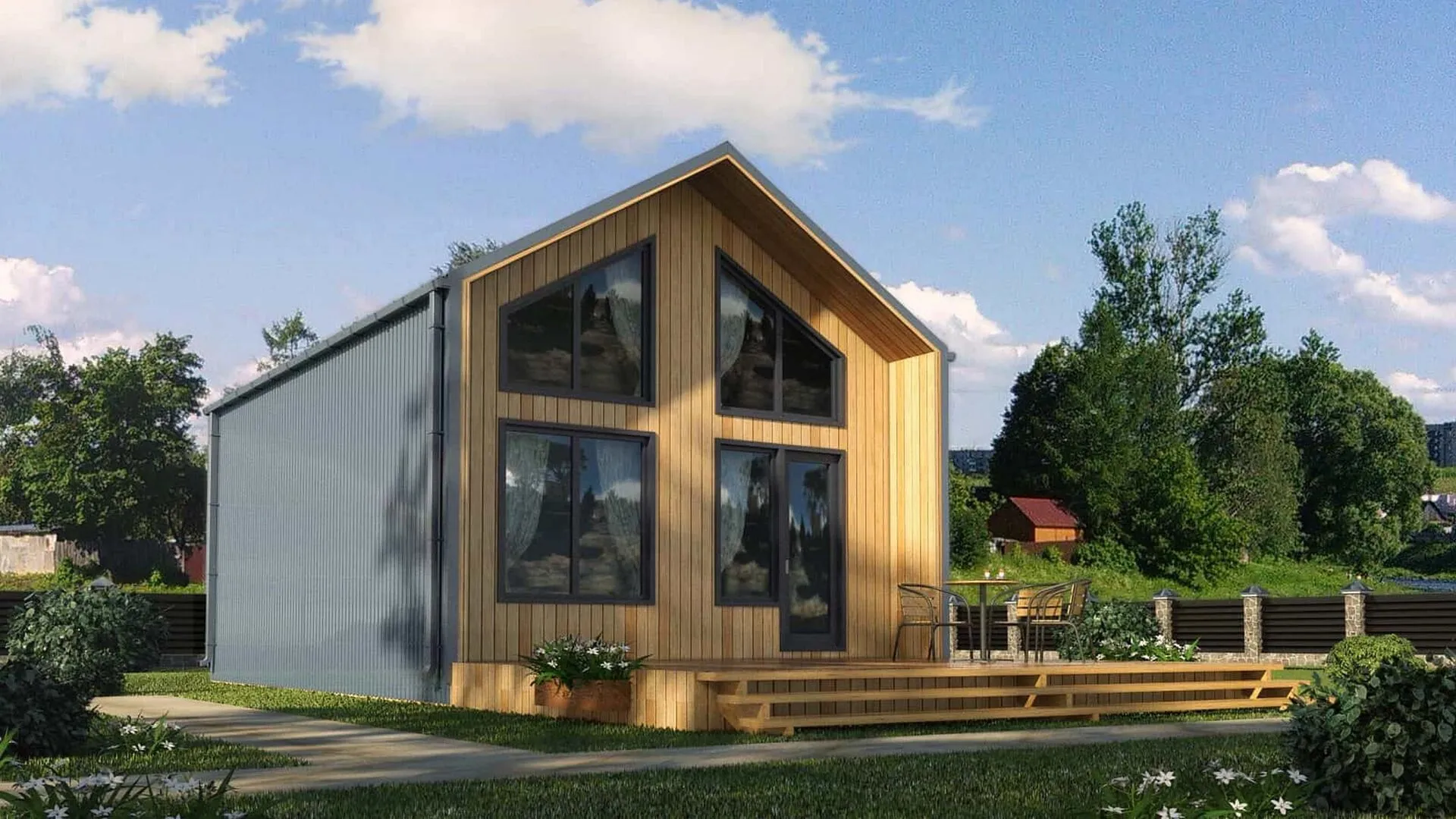 Загородный дом по проекту 