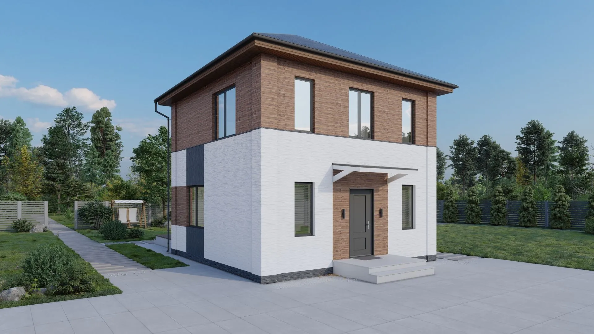 Дом Классический 90 м2