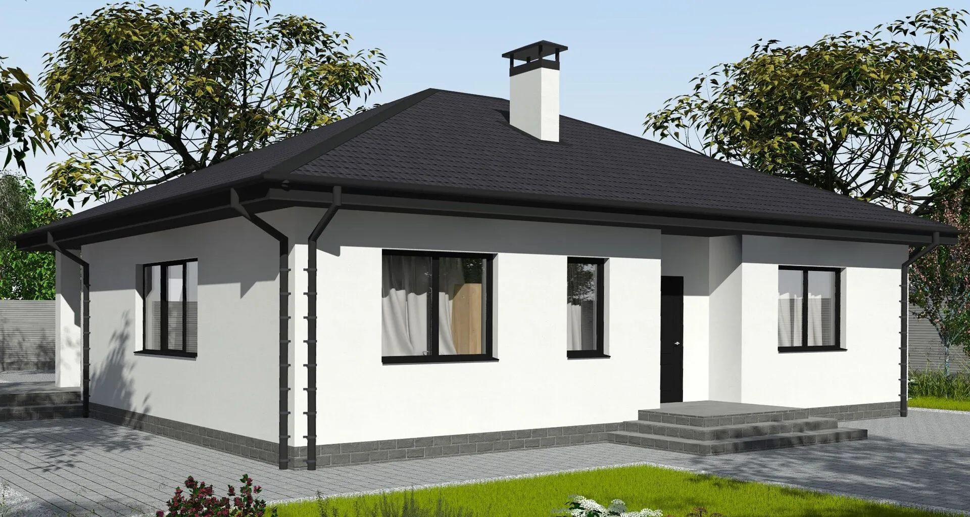 Одноэтажный Дом ВК-125