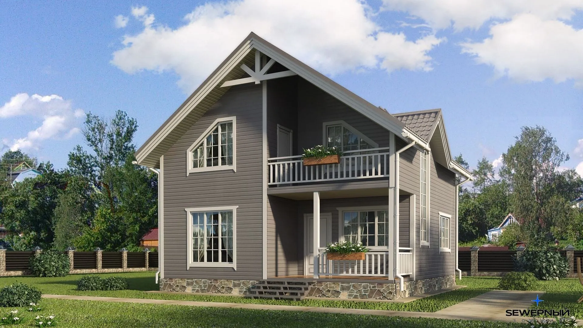 Загородный дом по проекту 