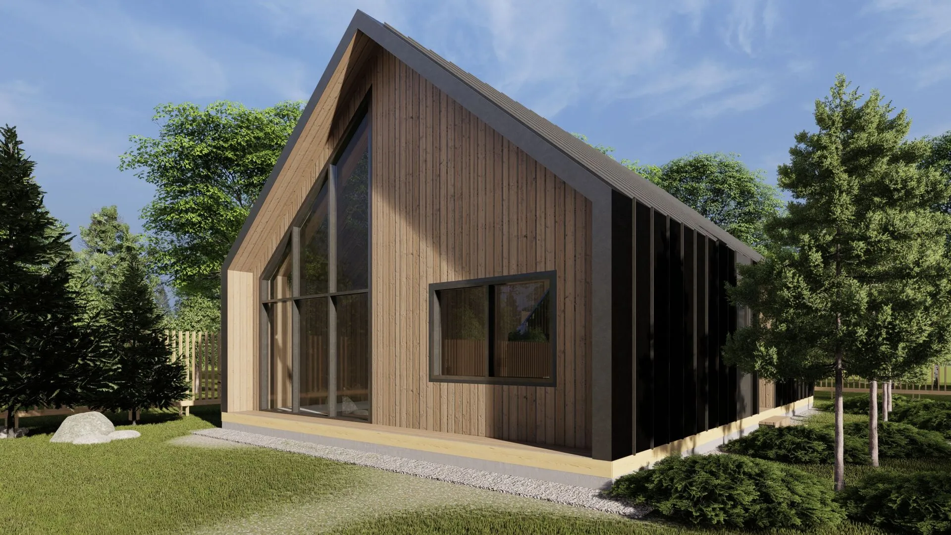 Двухэтажный БАРНХАУС 102м2