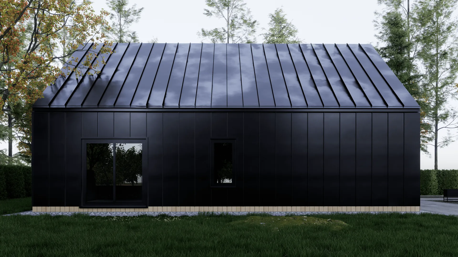 Двухэтажный БАРНХАУС 107м2