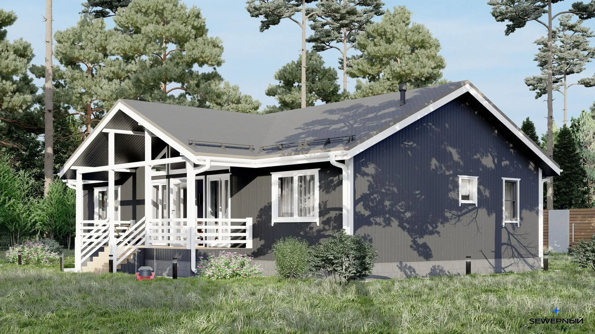 Загородный дом по проекту 