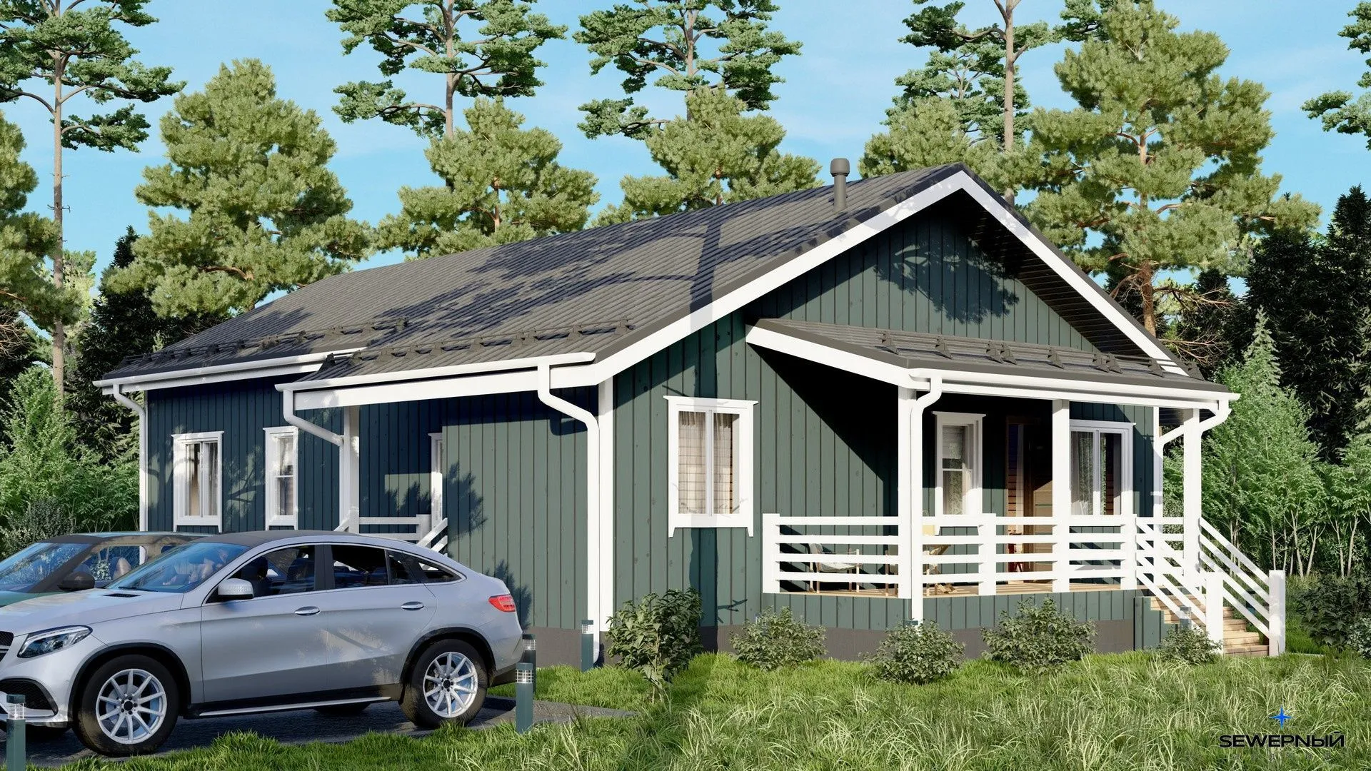 Загородный дом по проекту 