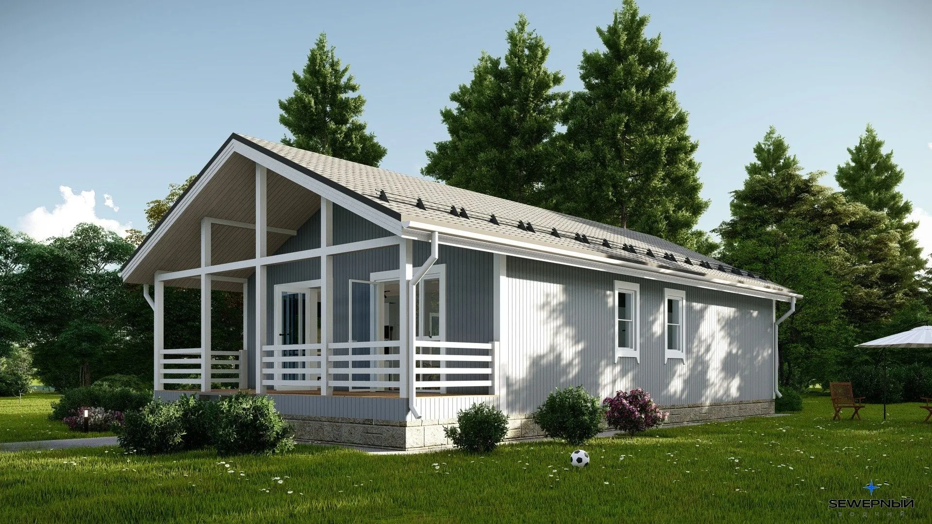 Загородный дом по проекту 