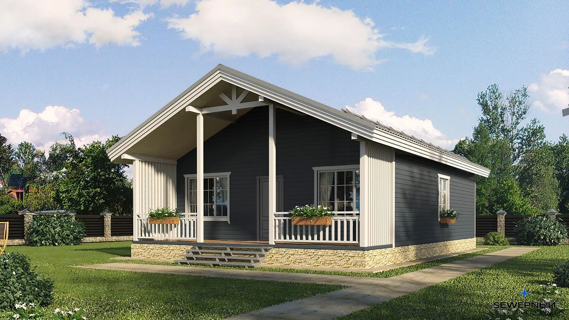 Загородный дом по проекту 