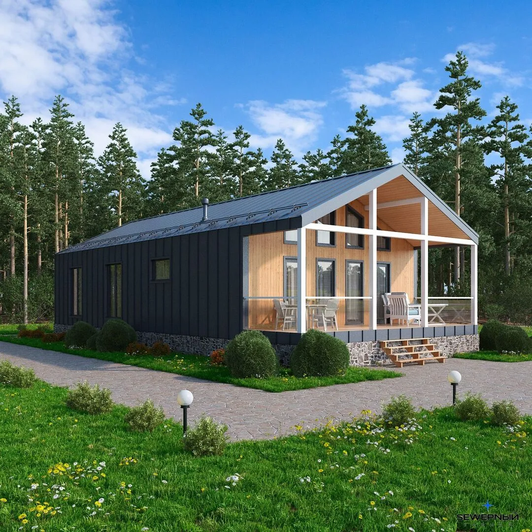 Загородный дом по проекту 