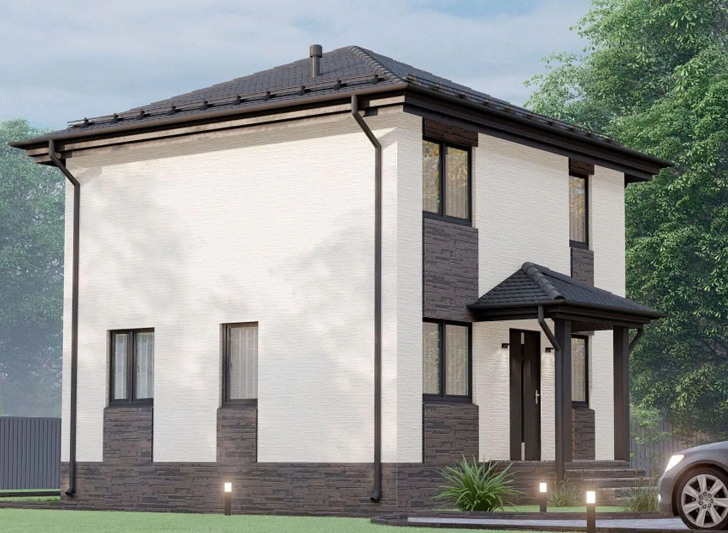 Двухэтажный дом 