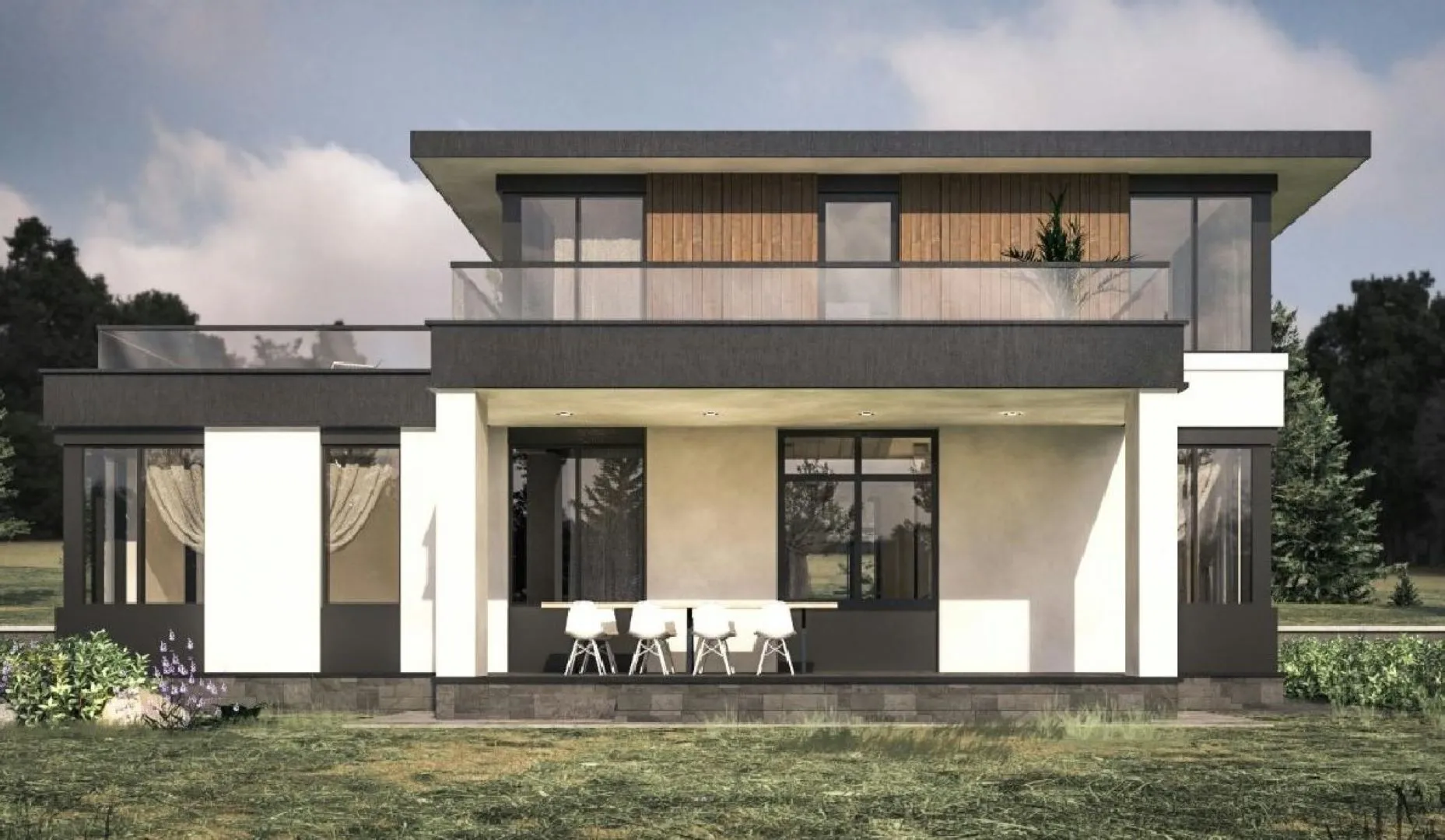 Стильный проект дома Ренс