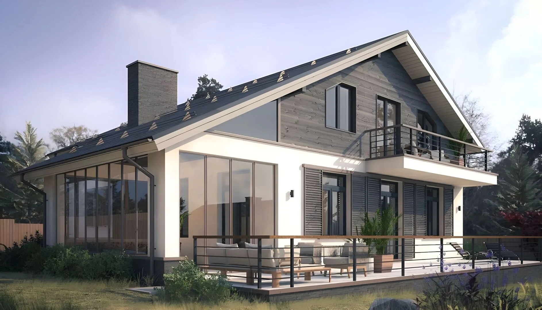 Эффектный дом Тироль К