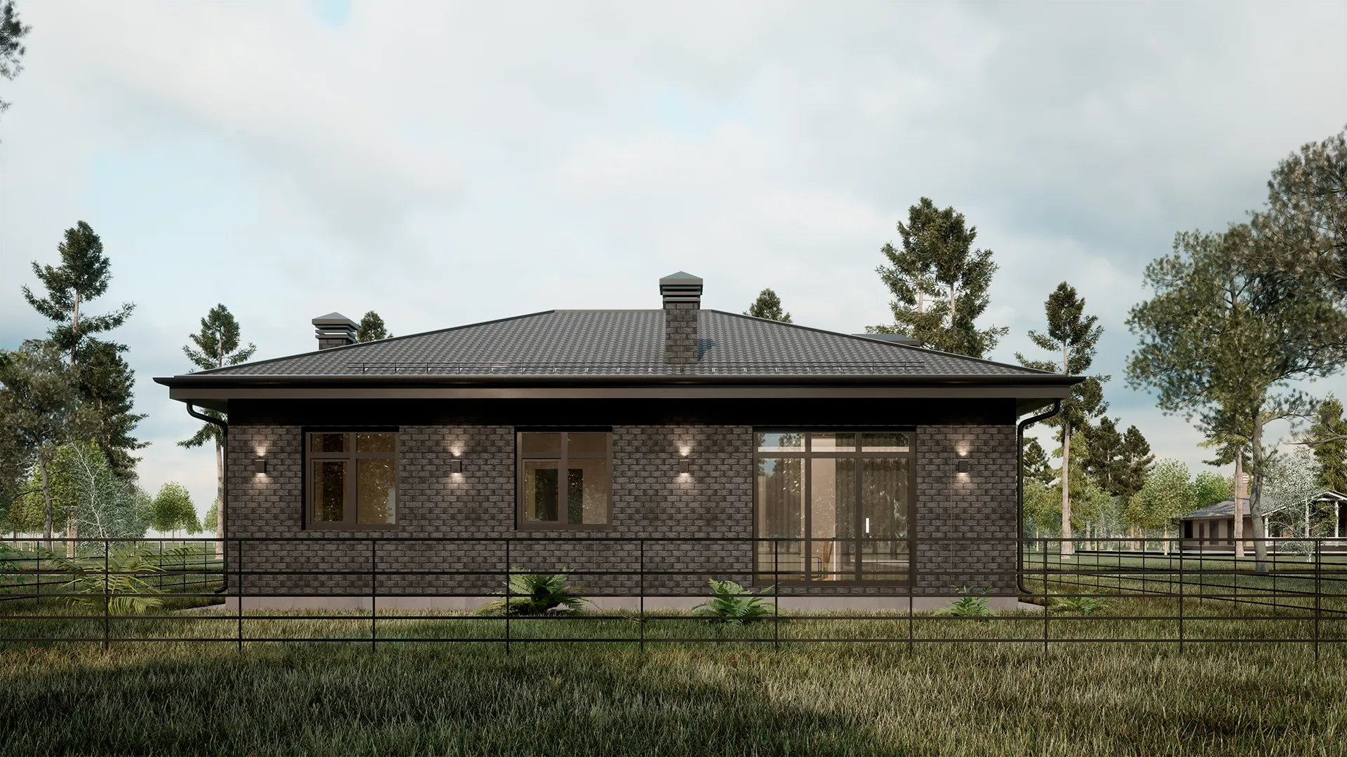 Одноэтажный дом FK-98 Пятидворье