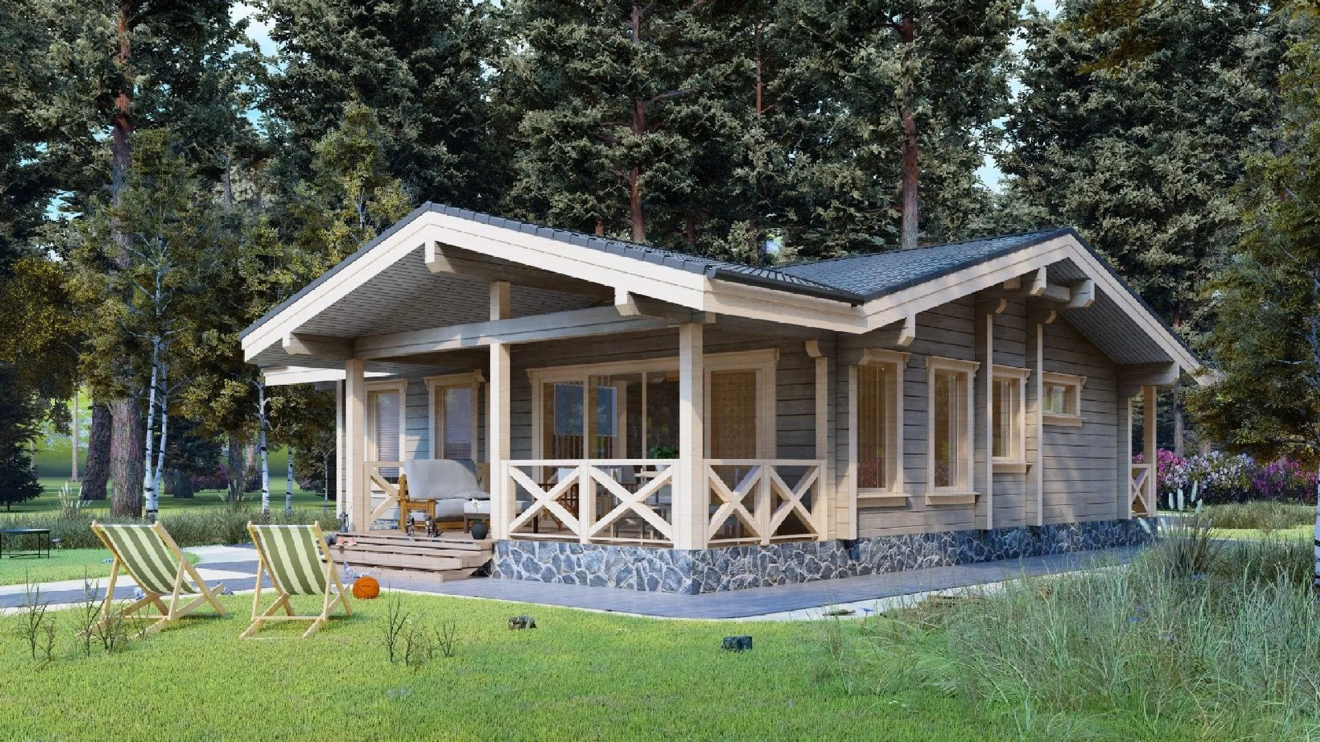 Дом из клееного бруса Первомайск