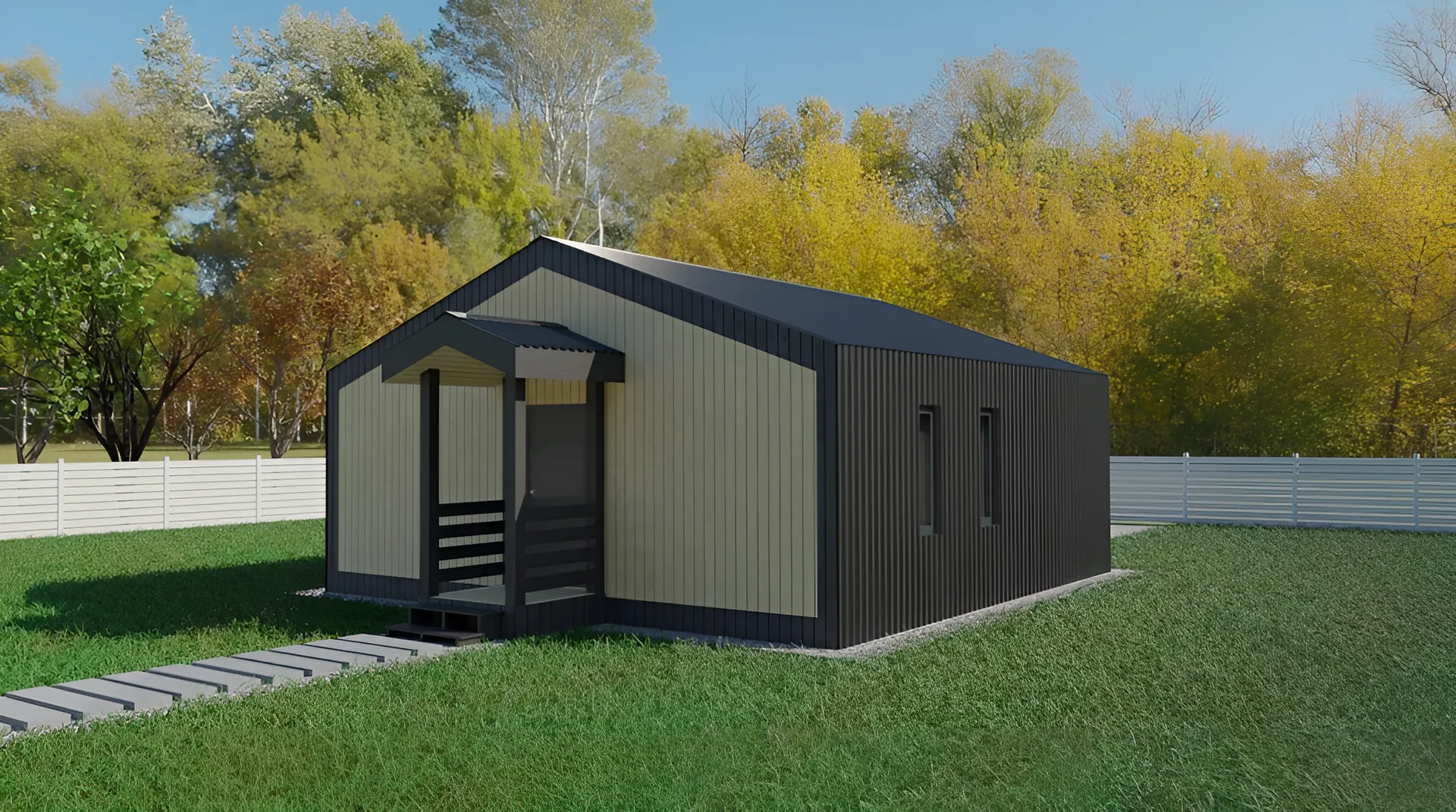 БарнХаус 58 м²