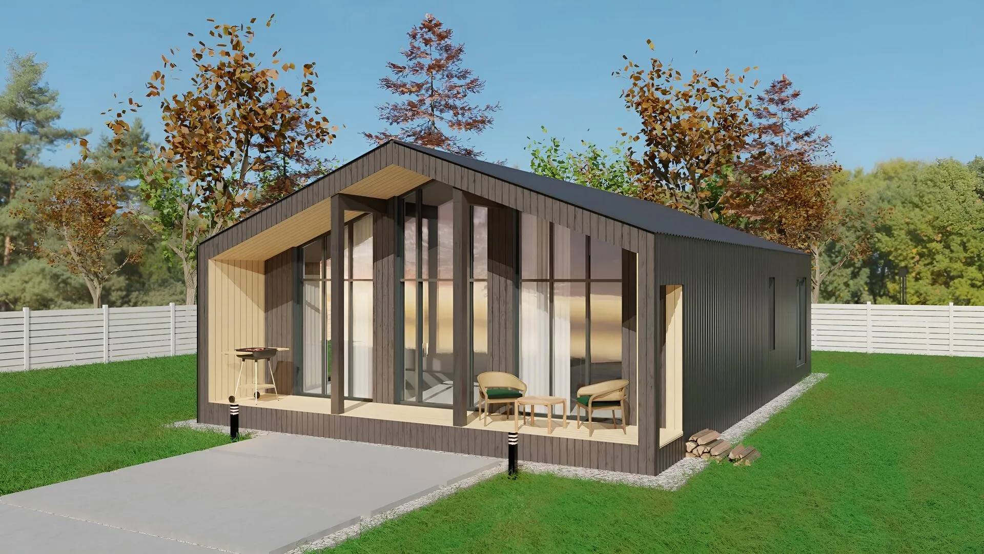 БарнХаус 89 м²