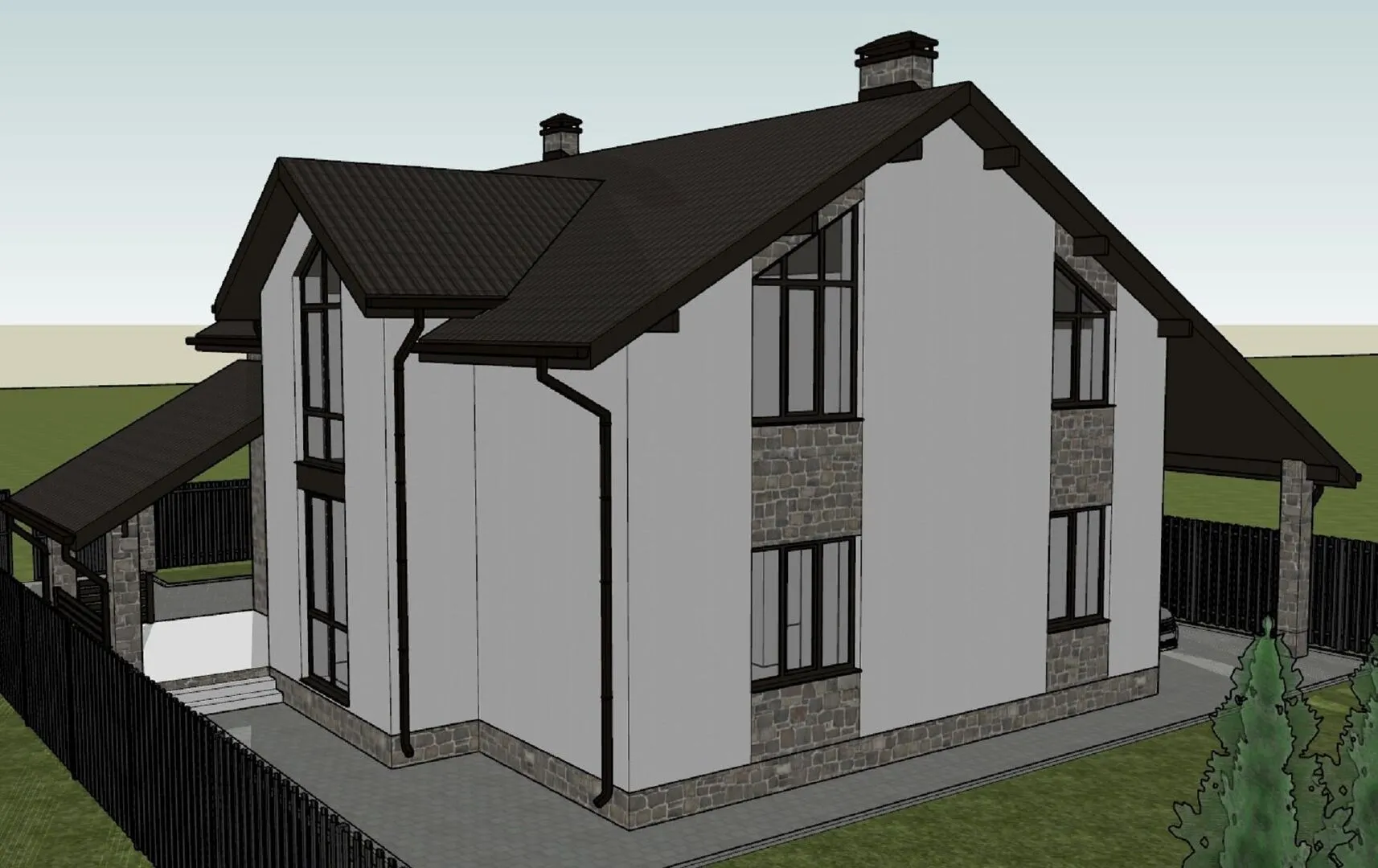 Двухэтажное шале №236