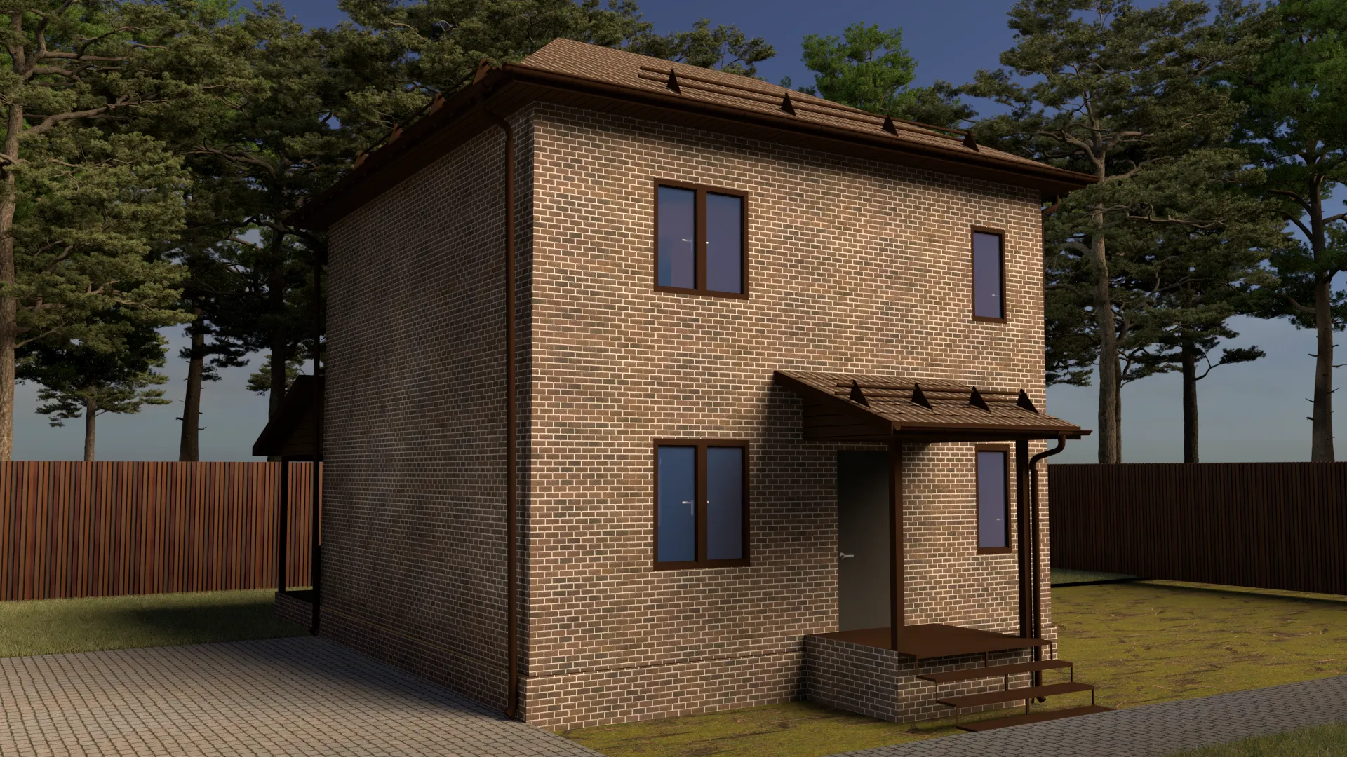 Загородный дом Вектор-3