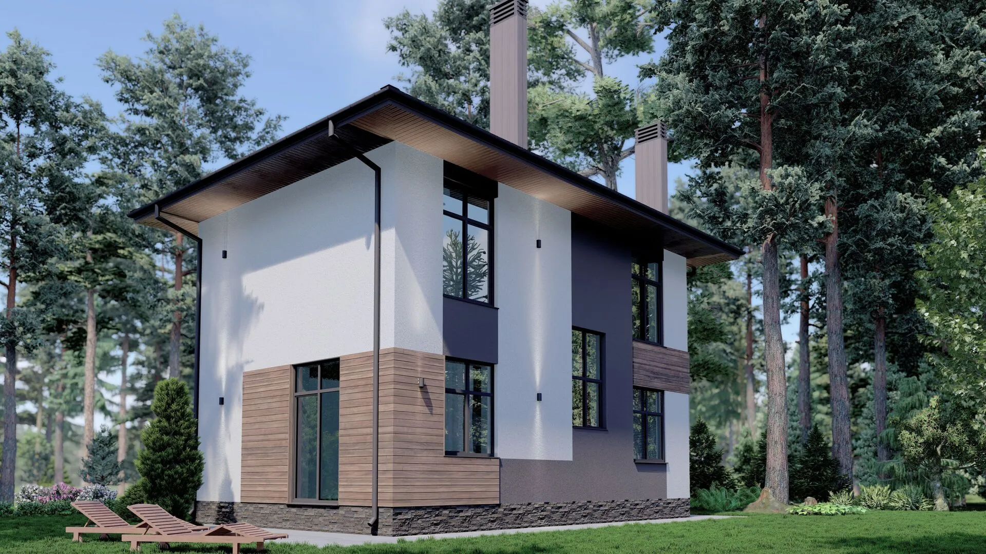 Двухэтажный дом Freedom 2.0