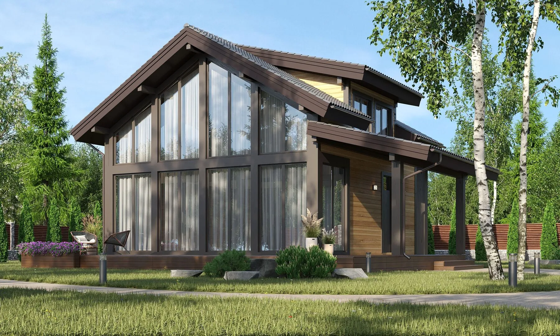 Двухэтажный дом 