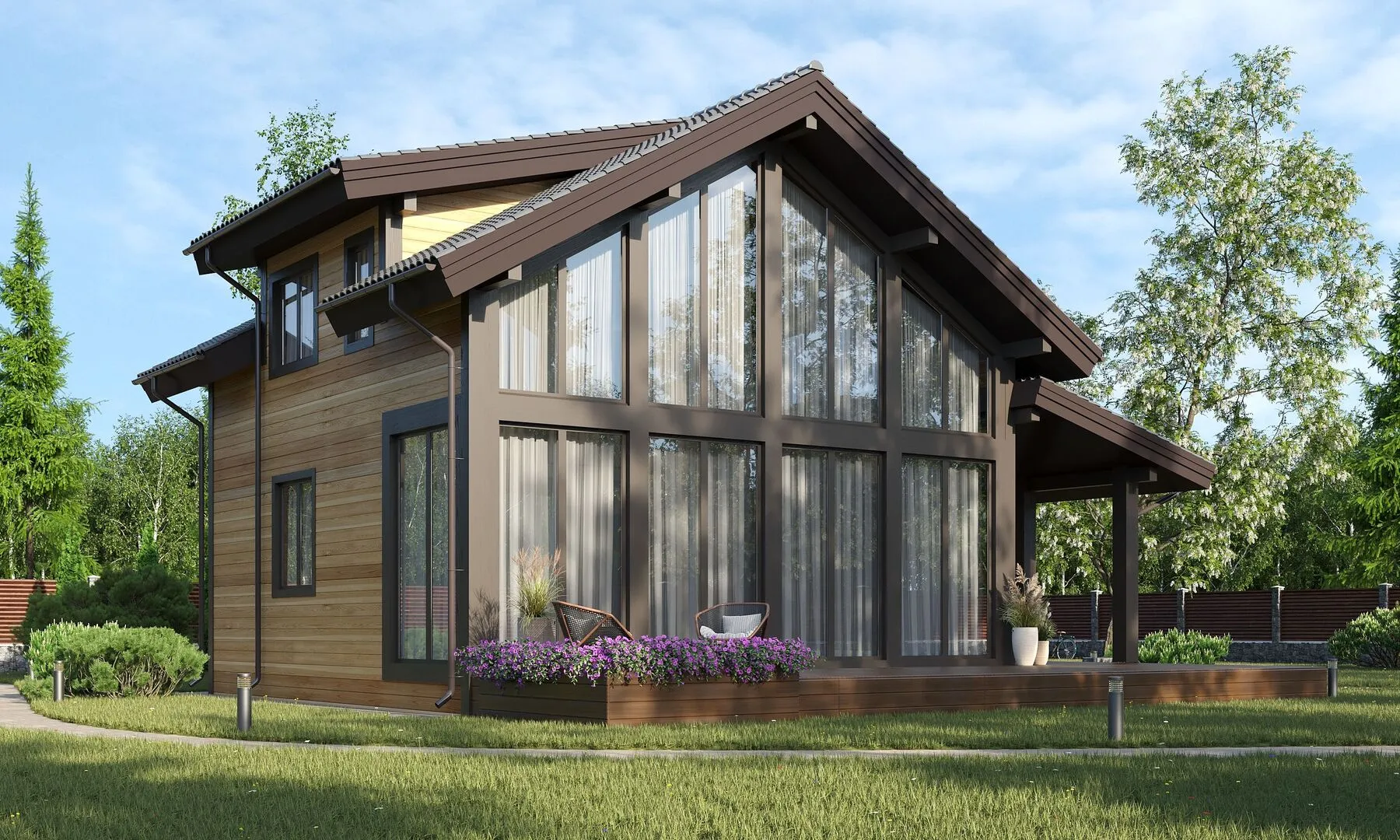 Двухэтажный дом 