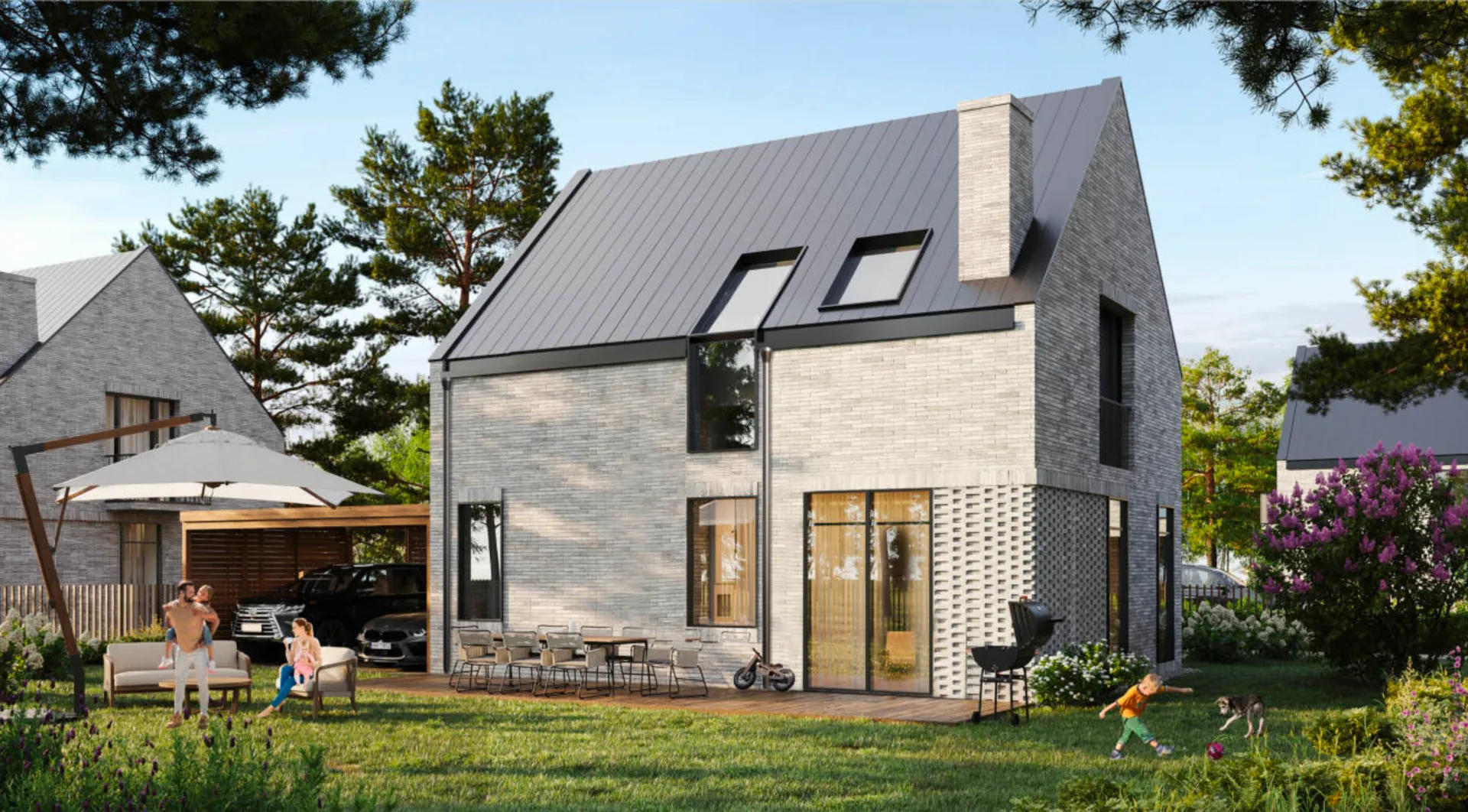 Двухэтажный дом 121м2 HALLAND