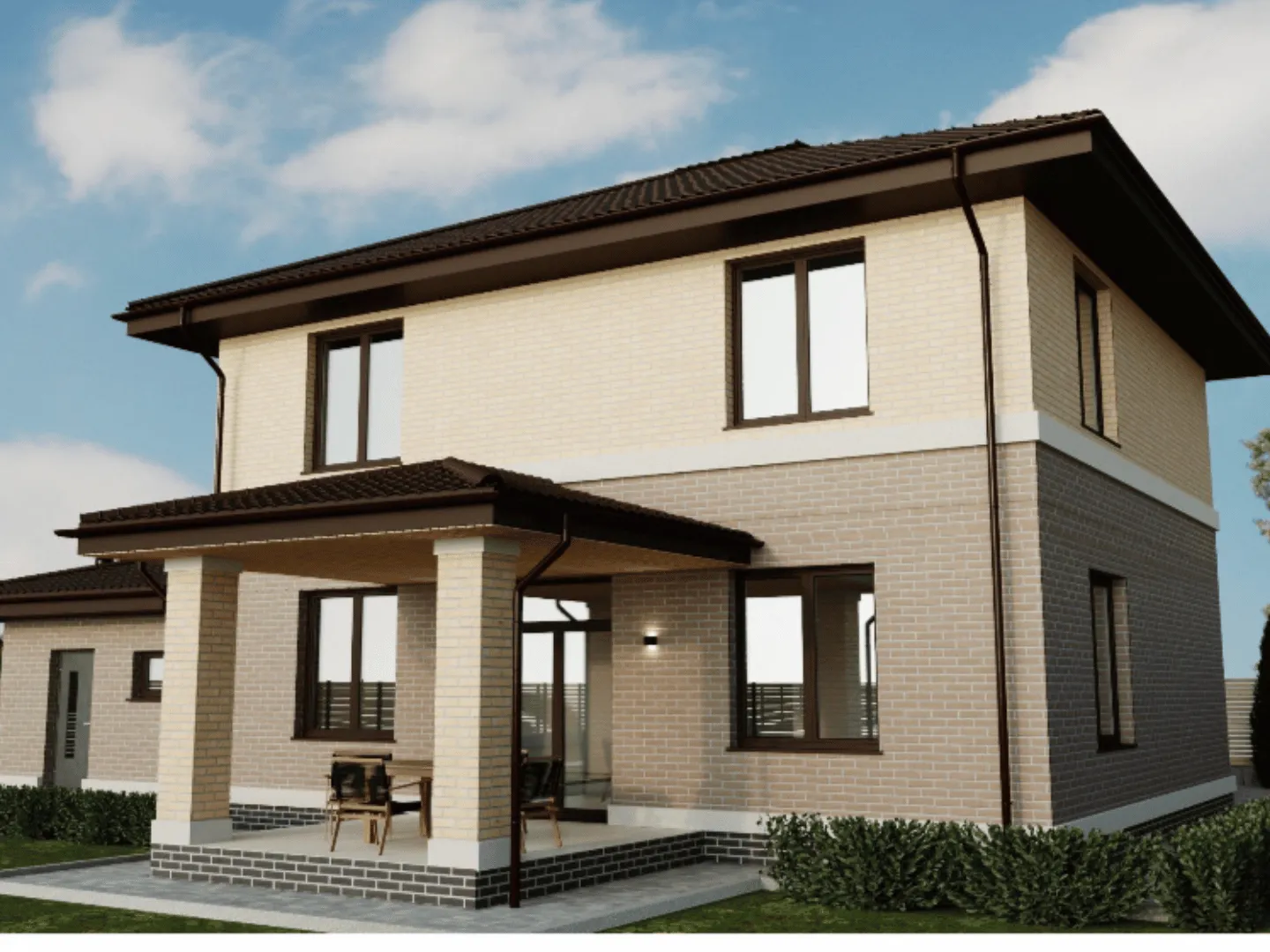 Индивидуальный проект двухэтажного дома