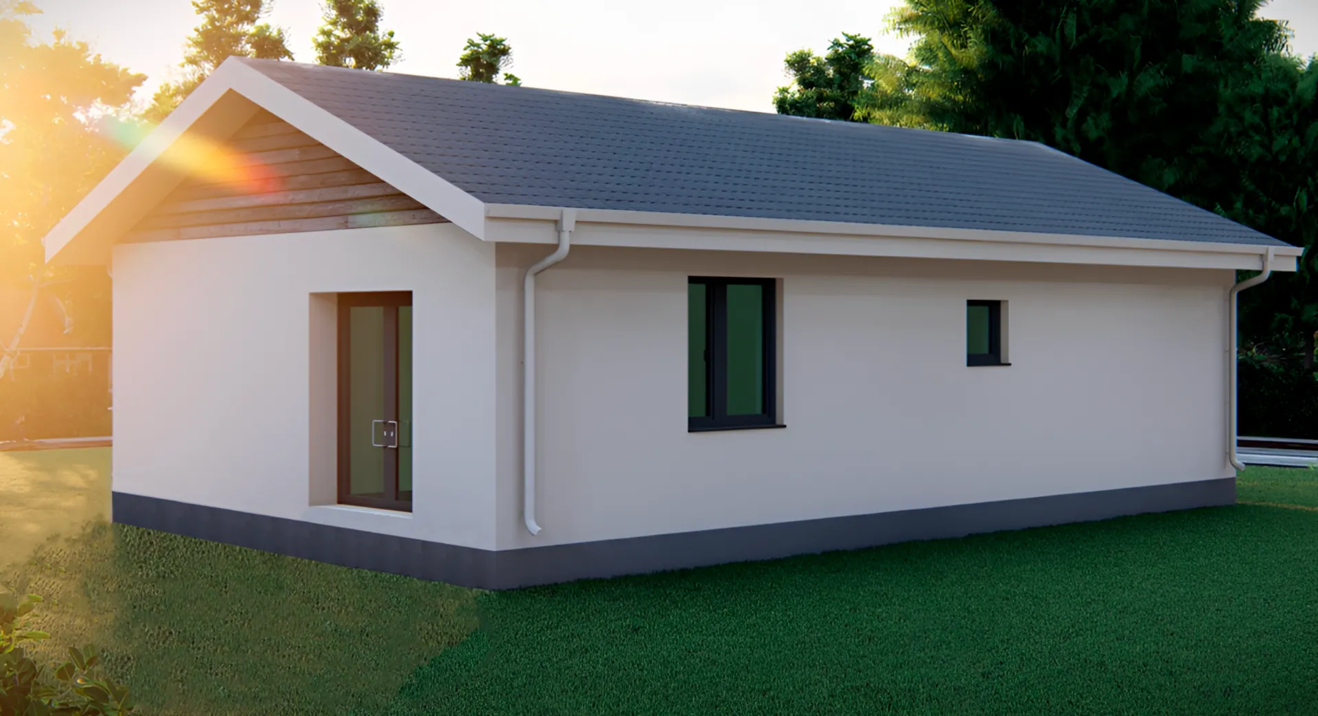 Одноэтажный дом 