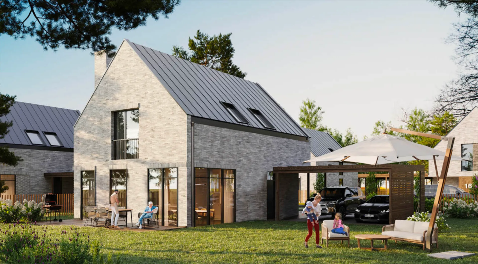 Двухэтажный дом 140 (149.7) м2 GAVLE