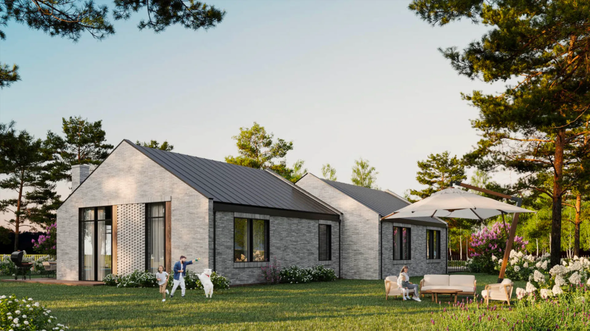 Одноэтажный дом 153,7 (162.1) м2 MATO