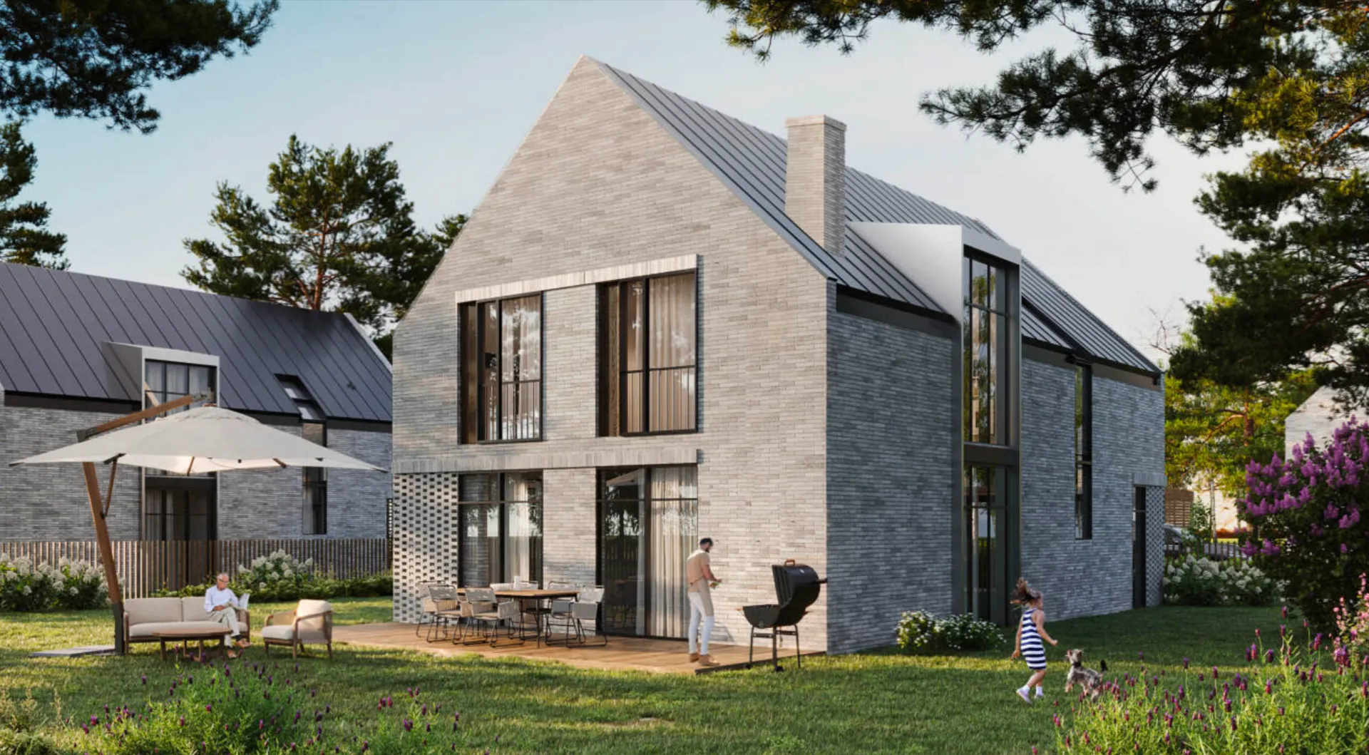 Двухэтажный дом 195,7 (210,2) м2 ROVEN