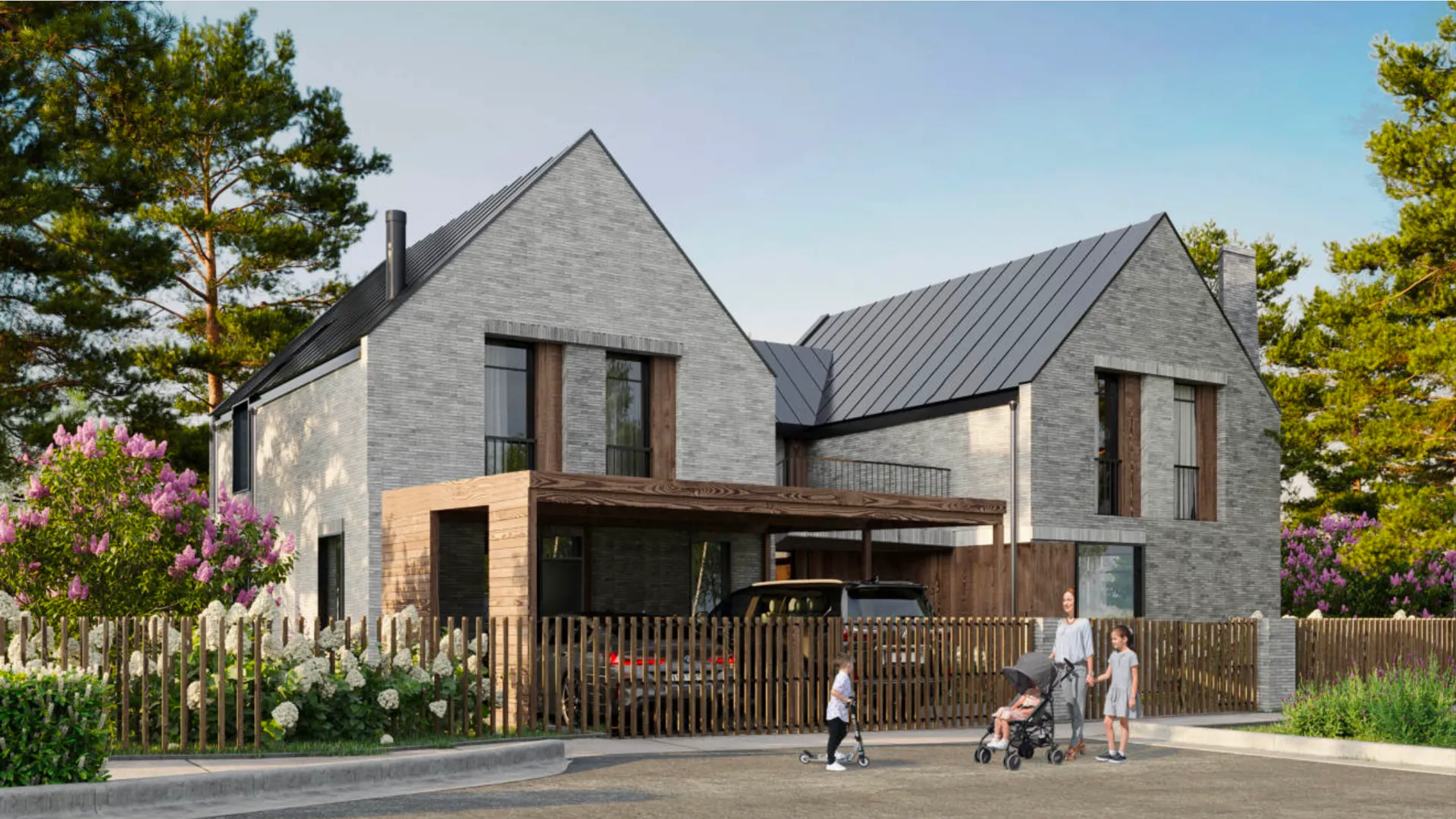 Двухэтажный дом 222 (238) м2 SHOLOH