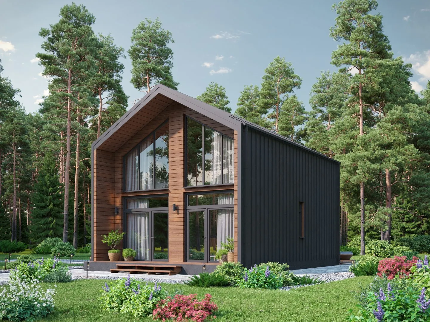 Барнхаус 2 этажный