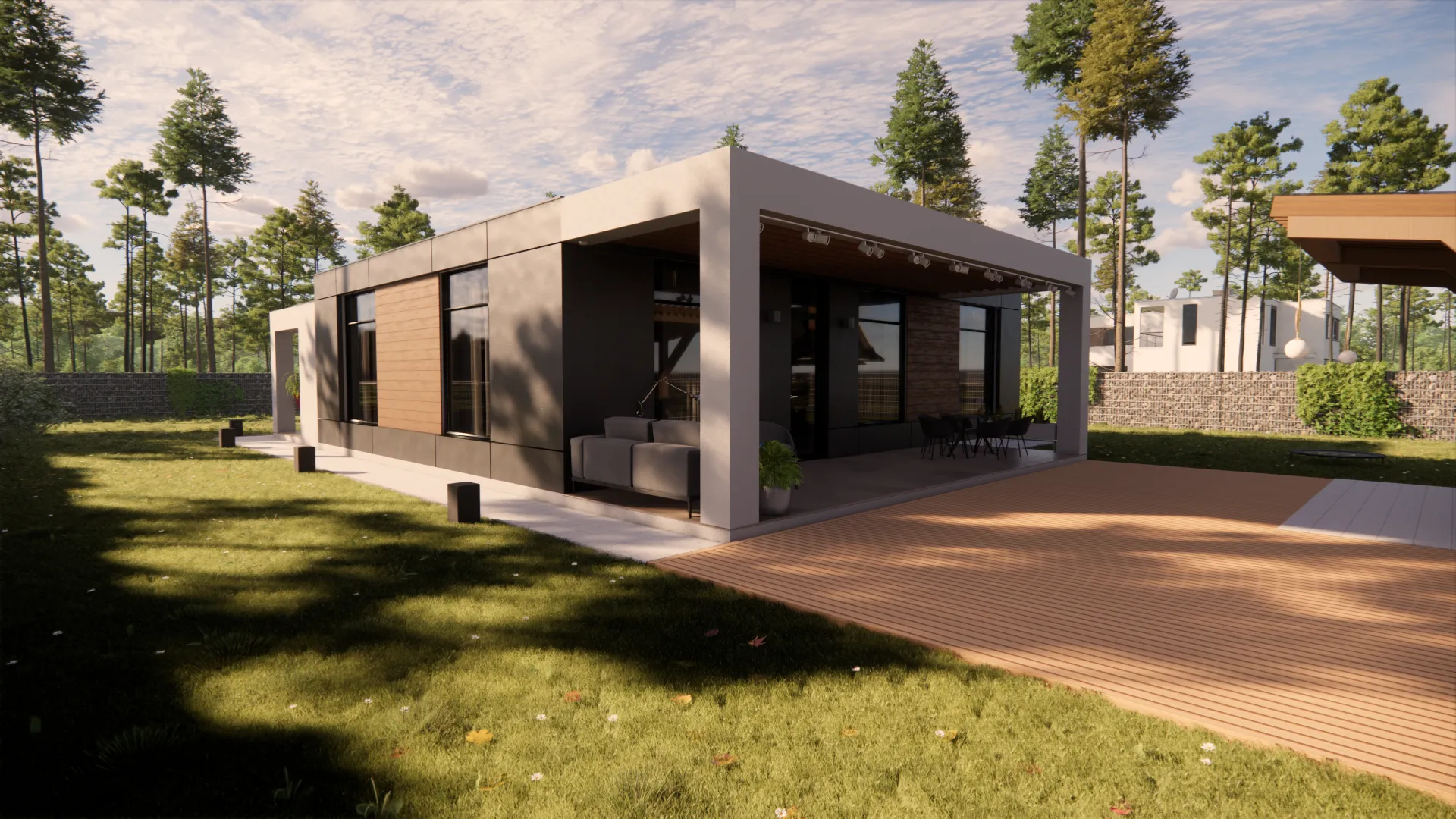 Современный загородный дом СМ-158