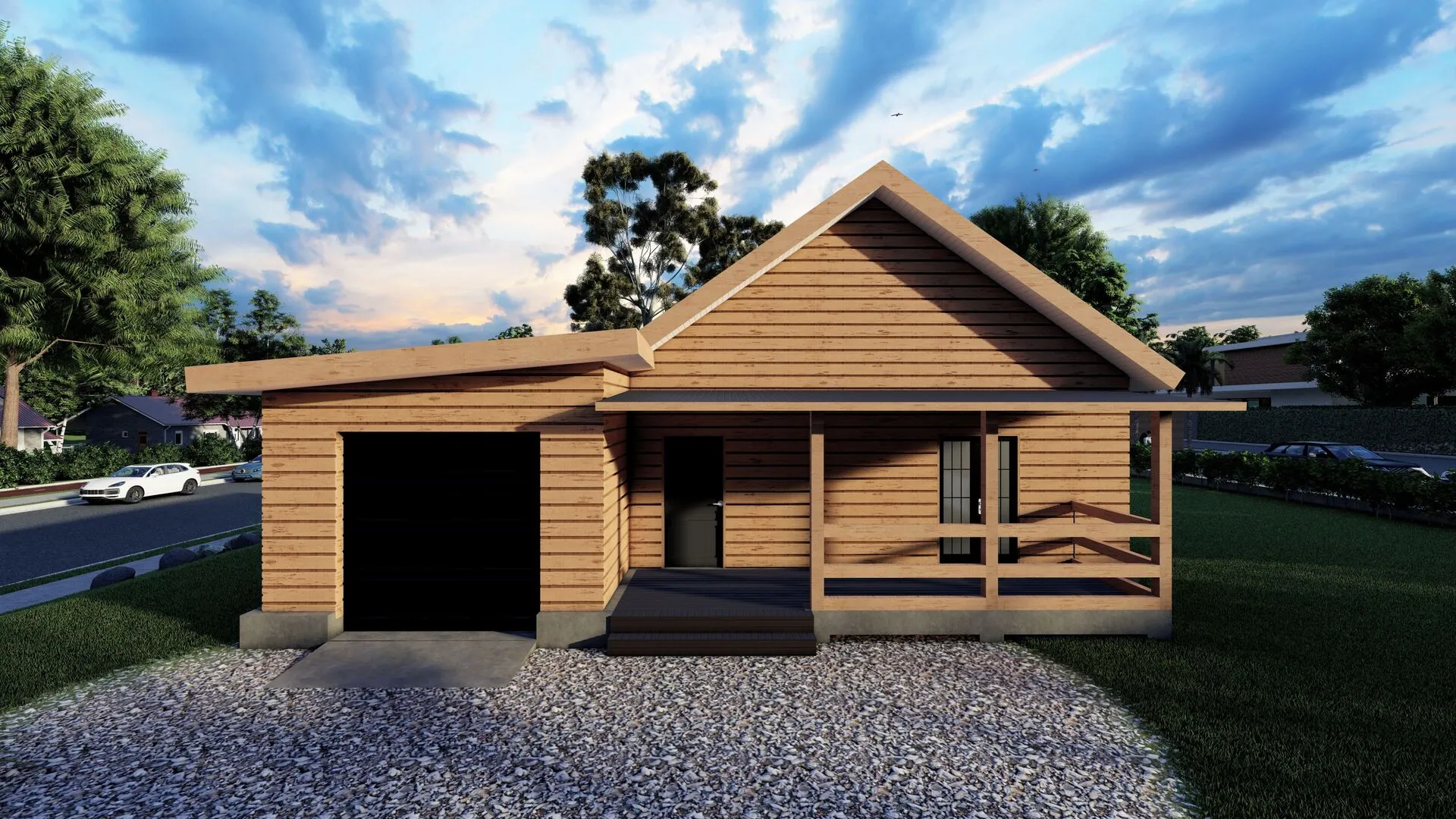 Одноэтажная гармония пространства