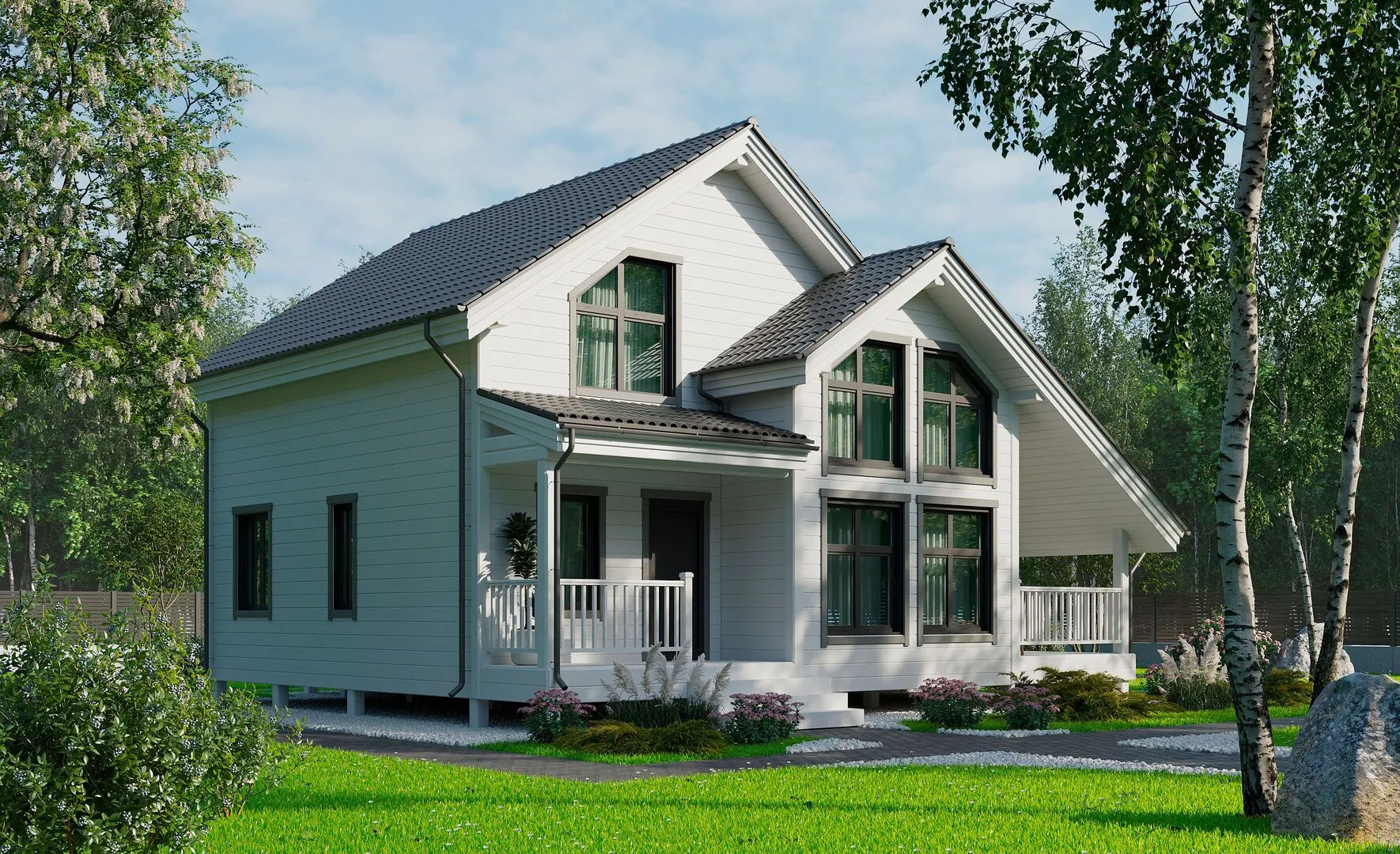 Дом в скандинавском стиле 