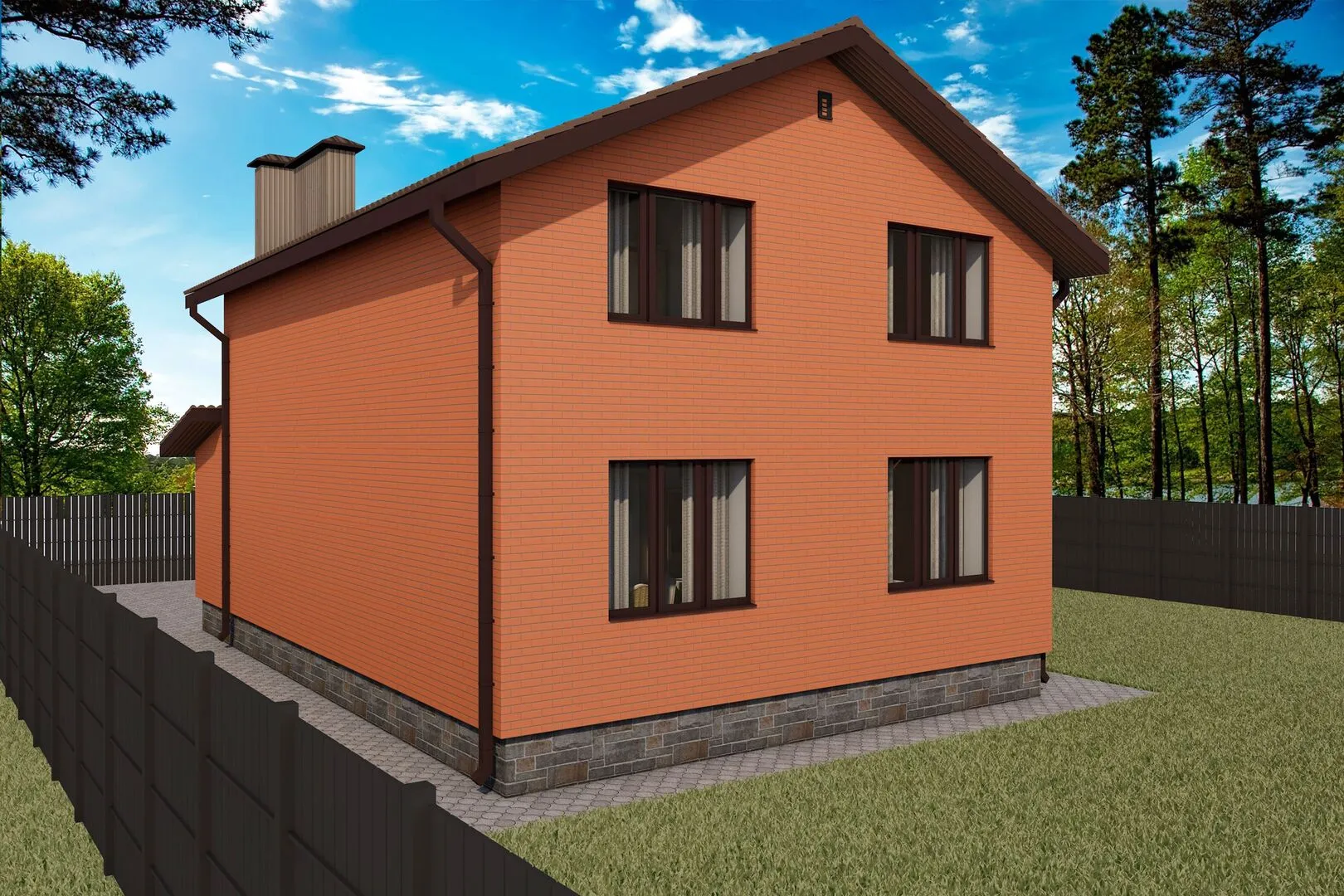 Двухэтажный дом 