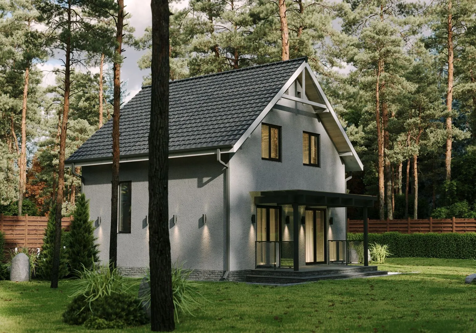 SVOI-24-2-96 Двухэтажный дом 96 кв.м.