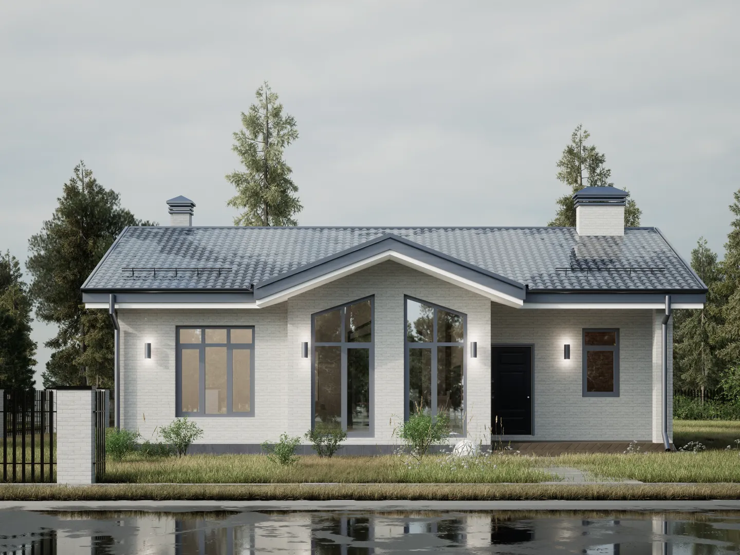 Одноэтажный дом FK-110 Большие Кабаны