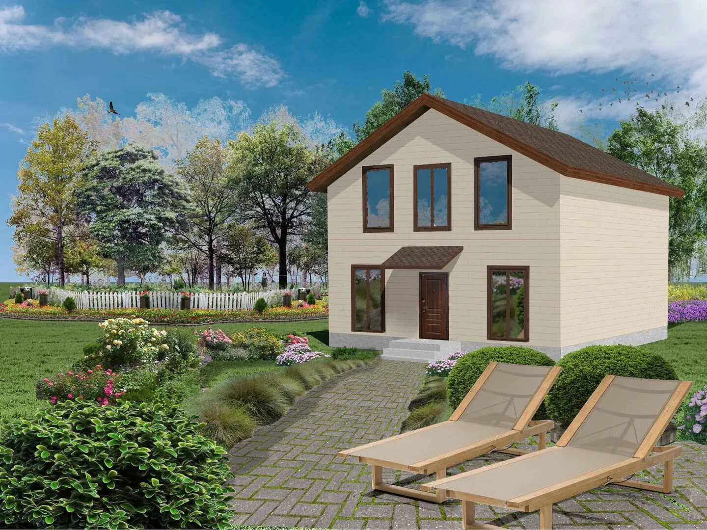 Просторный Уютный домик 169