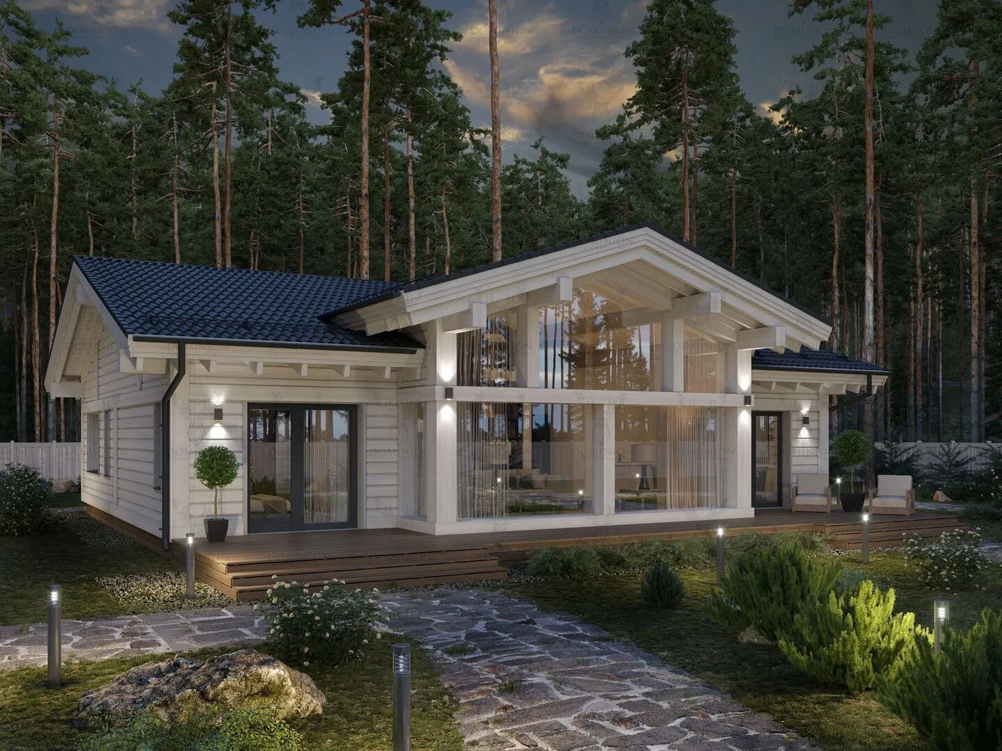 Каркасно-фахверковый дом 