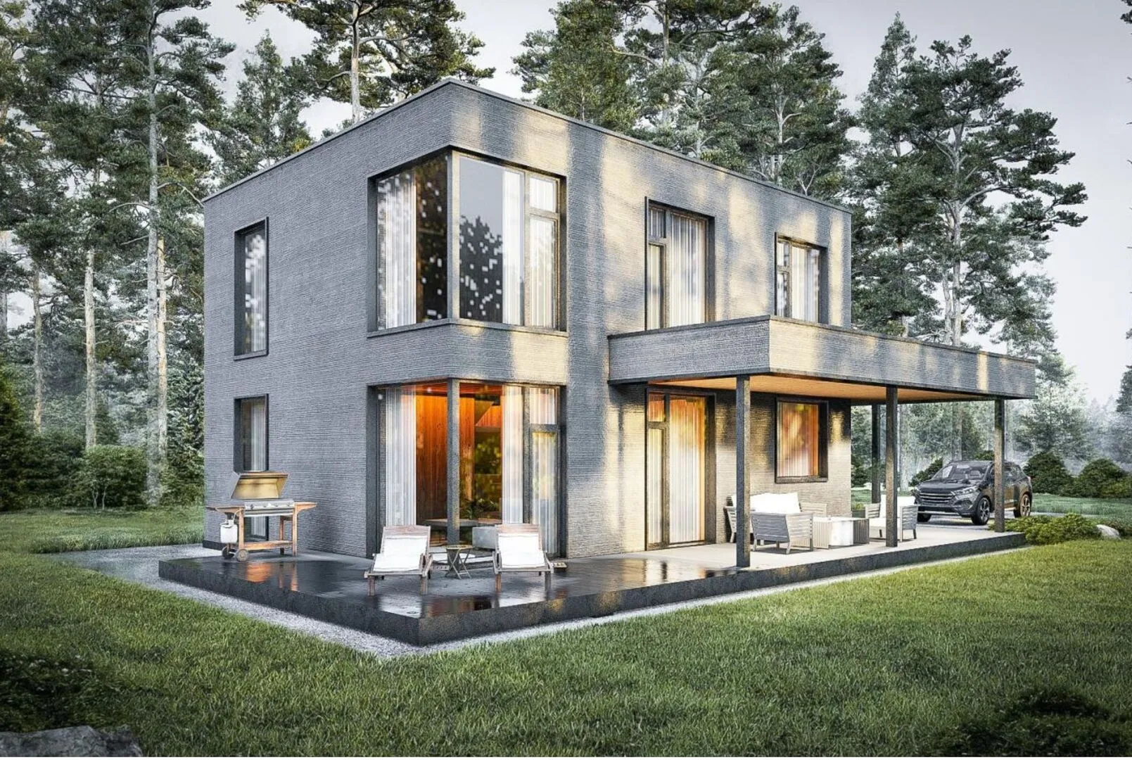 Двухэтажный дом L7