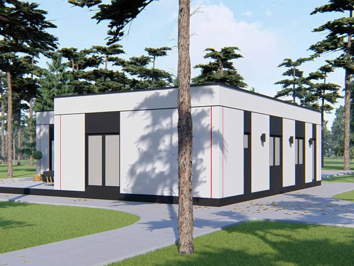 Дом из сборного железобетона FP-3у 