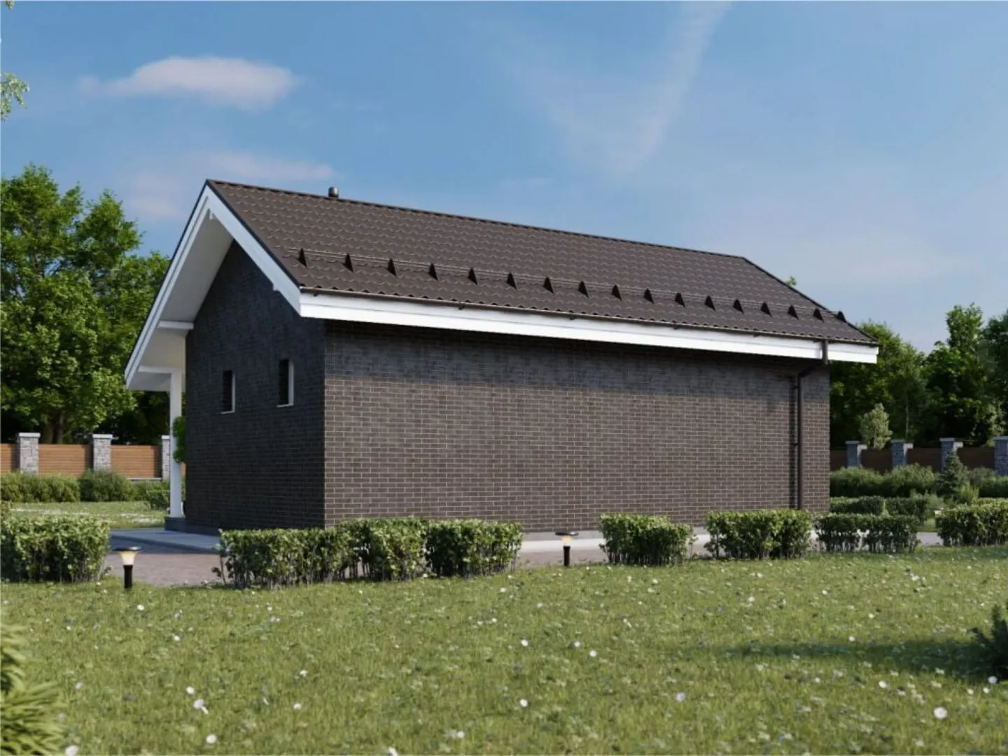 Одноэтажный дом 