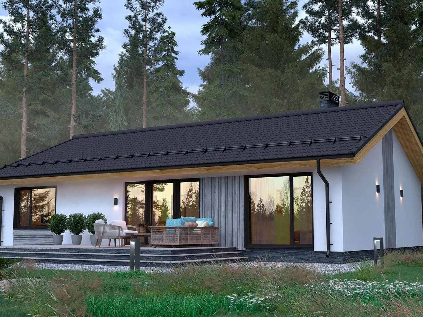 Одноэтажный дом Монс 111