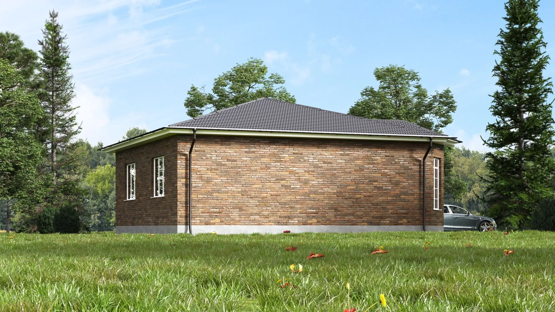 Индивидуальный жилой дом 75 м2