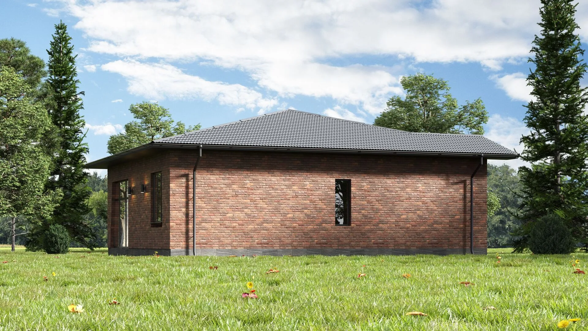 Индивидуальный жилой дом 85 м2